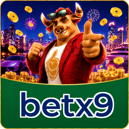 betx9 Logo - Bônus com Rollover Justo